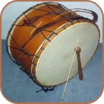 Logo of Flutes and drums play android Application 